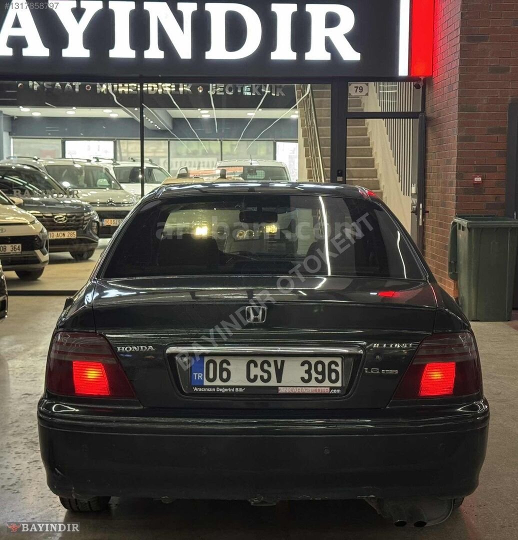 Galeriden Honda Accord 1.8 LS 2000 Model Ankara 339.000 km Yeşil 3