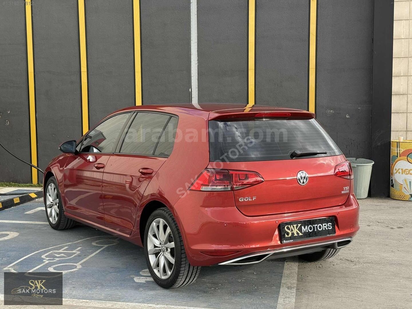 Galeriden Volkswagen Golf 1.4 TSi Comfortline 2013 Model Isparta 140.000 km Kırmızı 6
