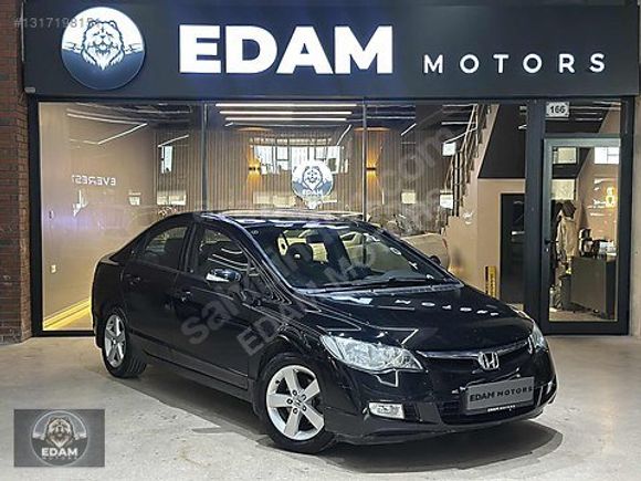 EDAM MOTORS & HONDA CİVİC PREMİUM OTM.VTES-112.000KM-DEĞİŞENSİZ