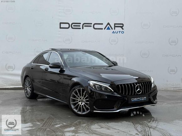 "DEFCAR"2018 MERCEDES-BENZ C200D AMG İÇ KRMZI+BURMASTER+ÇFT HFZ