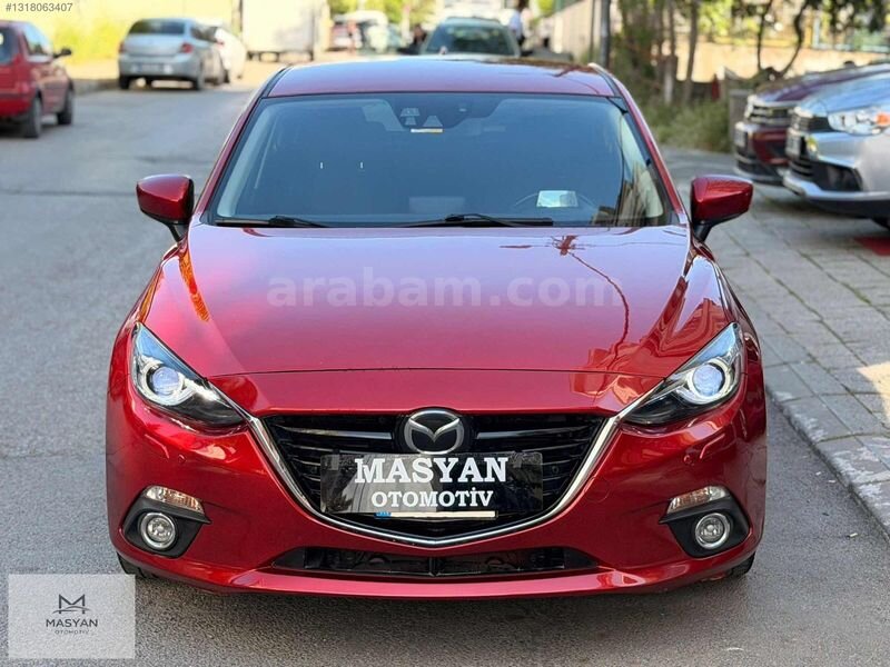 Galeriden Mazda 3 1.5 SkyActive-G Power Sense 2015 Model İstanbul 172.000 km Kırmızı