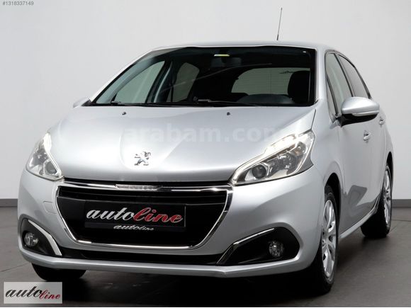 AUTOLİNE DAN BOYASIZ - HATASIZ 2018 PEUGEOT 208 1.2 ACTIVE OTM.
