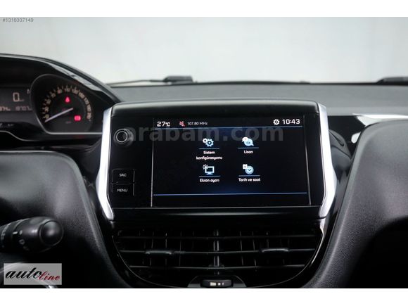 AUTOLİNE DAN BOYASIZ - HATASIZ 2018 PEUGEOT 208 1.2 ACTIVE OTM.