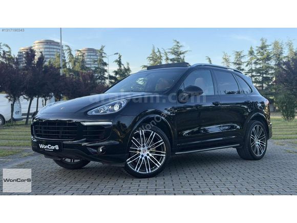 2016+PORSCHE+CAYENNE+3.0 DİZEL+EMSALSİZ+SİYAH+BAYİ+WONCARS