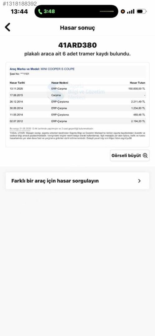 Galeriden Mini Cooper S 1.6 2012 Model Kocaeli 203.000 km Lacivert 3
