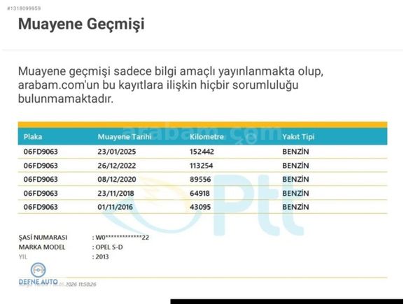 2013 model OPEL CORSA 1.4 Active pk. // TAM OTOMATİK