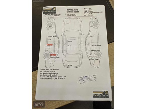 2015/KİA/CEED/1.6CRDI/CONCEPT/PLUS//CAMTAVAN TAM OTOMATİK
