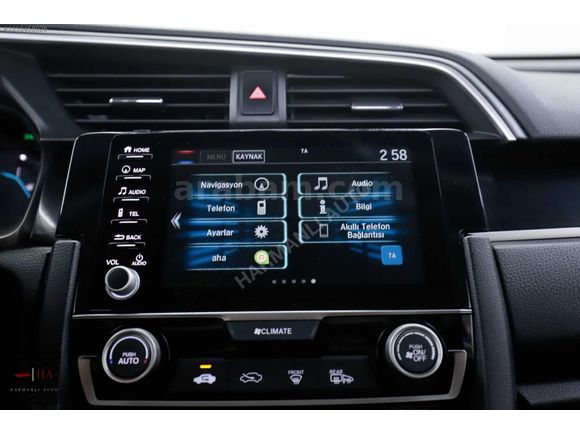 HARMANLI'DAN 2021 HONDA CIVIC SUNROOF+ISITMA