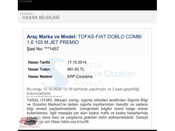 2011/HUSUSİ/OTOMOBİL/177 BİN KM/PREMİO/ORJİNAL
