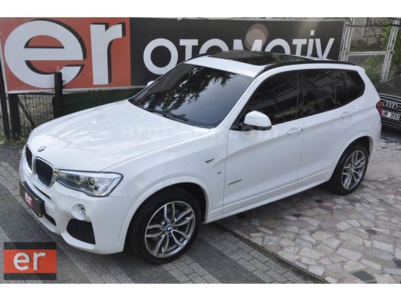 ER OTO 2015 X3 2.0İ sDRİVE MSPORT 170HP BOYASIZ BAYİ 122.478KM