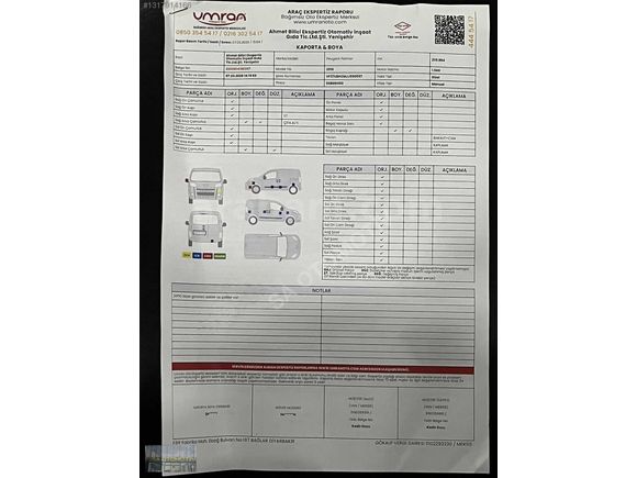Galeriden Peugeot Partner 1.6 BlueHDI Zenith 2018 Model Diyarbakır
