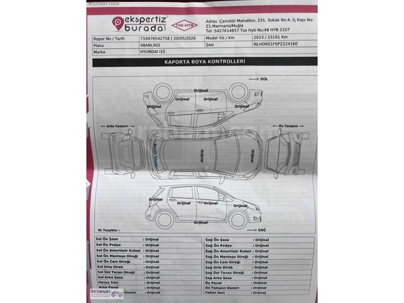 i10 OTOMATİK ELİTE 15.000 KİLOMETREDE