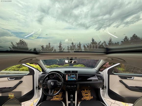 *** TR DE NADİR BULUNAN 2016 MODEL SKODA FABİA CAM TAVAN ***