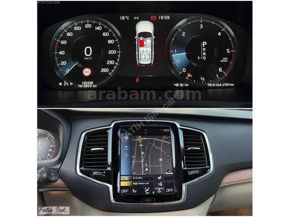 'FTH' 2016 XC90 2.0D5 INCRİPT BOWERS/AİRMTİC/ISITM/SĞTMA/HATASIZ