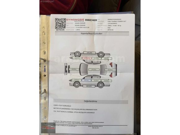 "VLK" 2017 TEK PARÇA BOYALI DÜŞÜK KM TİTANİUM PLUS K.KART12TKST