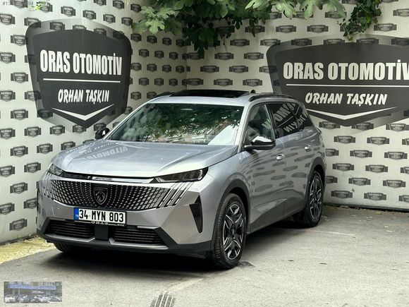 ORASDAN 2025 MODEL PEUGEOT 5008 1.2 HYBRİD 7 KOLTK ALURE BOYASIZ