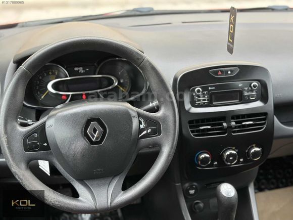 KOL MOTORS'DAN 2013 MODEL 1.2CLİO BENZN LPG HATASZ BOYASIZ 106KM