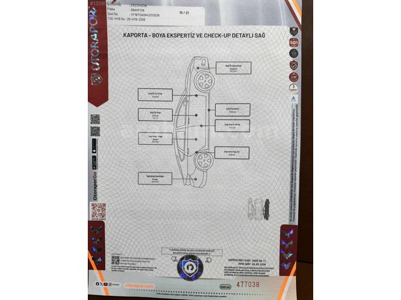 2010 MODEL RENAULT 1.5 DİZEL 110 HP 6 İLERİ EXPER RAPORLU