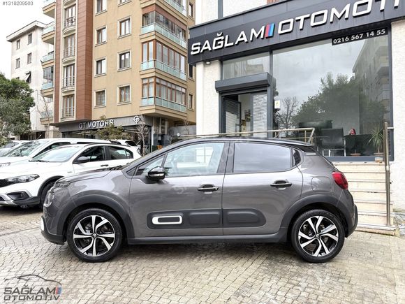 C3 1.2 SHİNE Ç.RENK KAMERA/DERİ/EKRAN/KATLANIR BOYASIZ KM:9.000