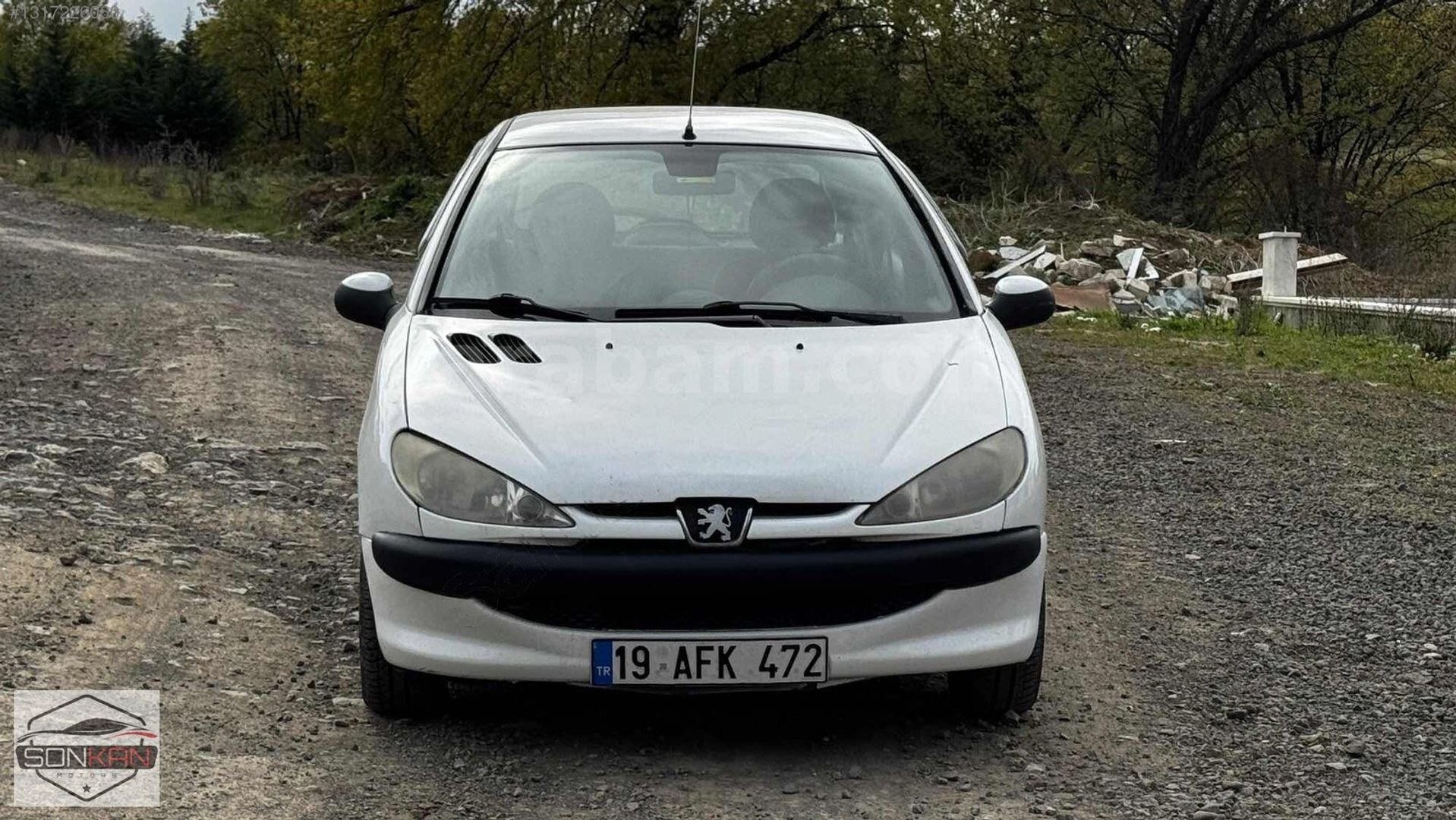 Galeriden Peugeot 206 1.4 HDi X-line 2002 Model Samsun 268.000 km Beyaz 1
