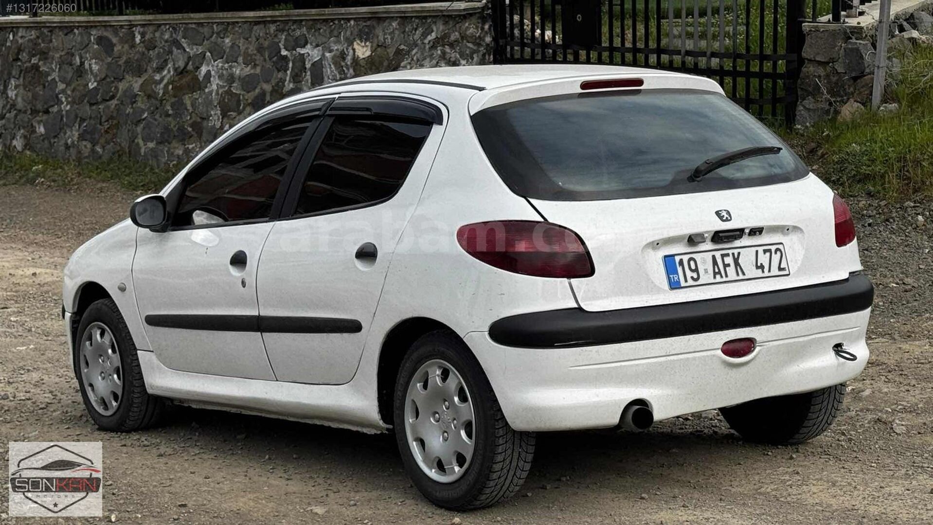 Galeriden Peugeot 206 1.4 HDi X-line 2002 Model Samsun 268.000 km Beyaz 5