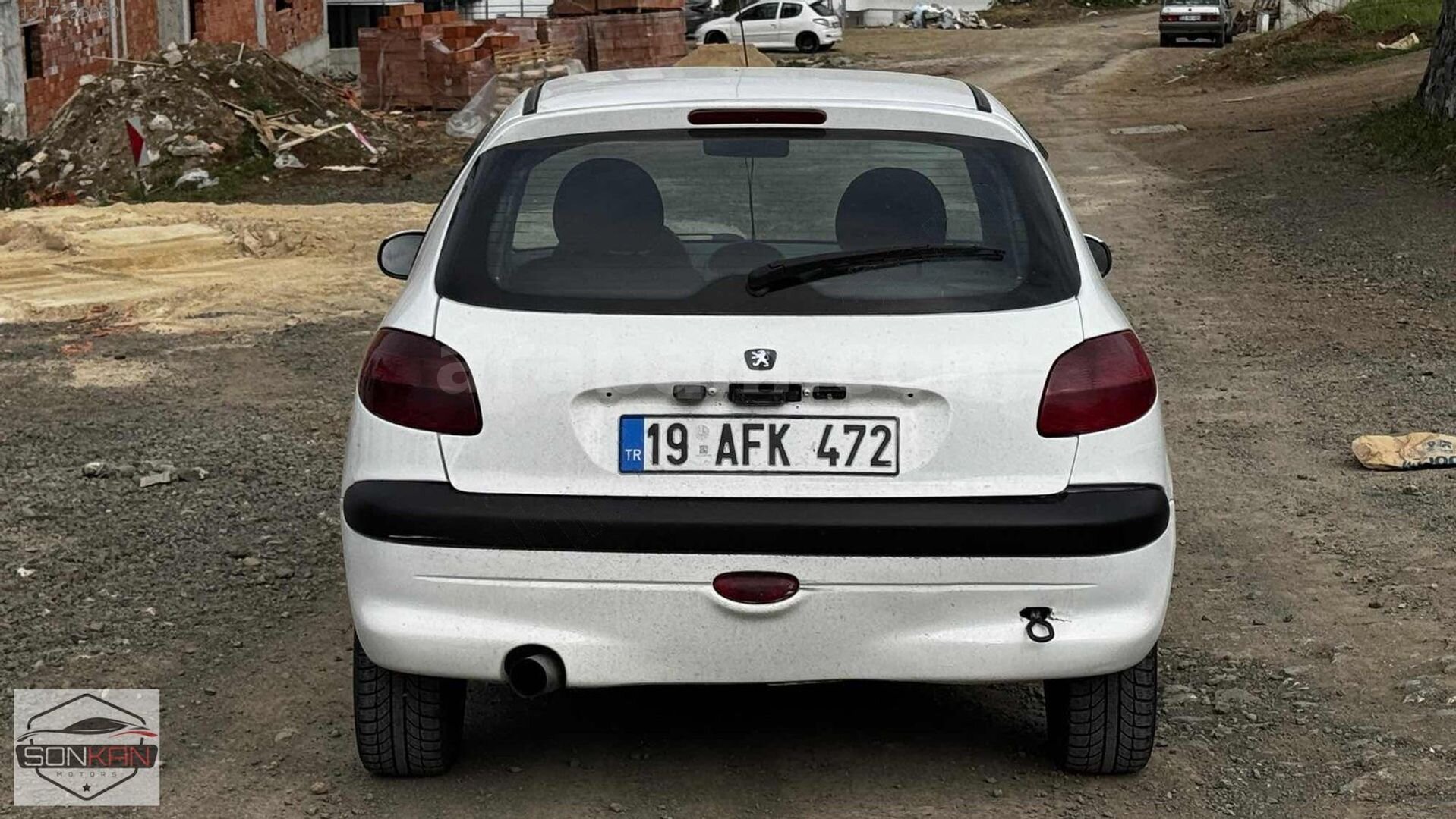 Galeriden Peugeot 206 1.4 HDi X-line 2002 Model Samsun 268.000 km Beyaz 4
