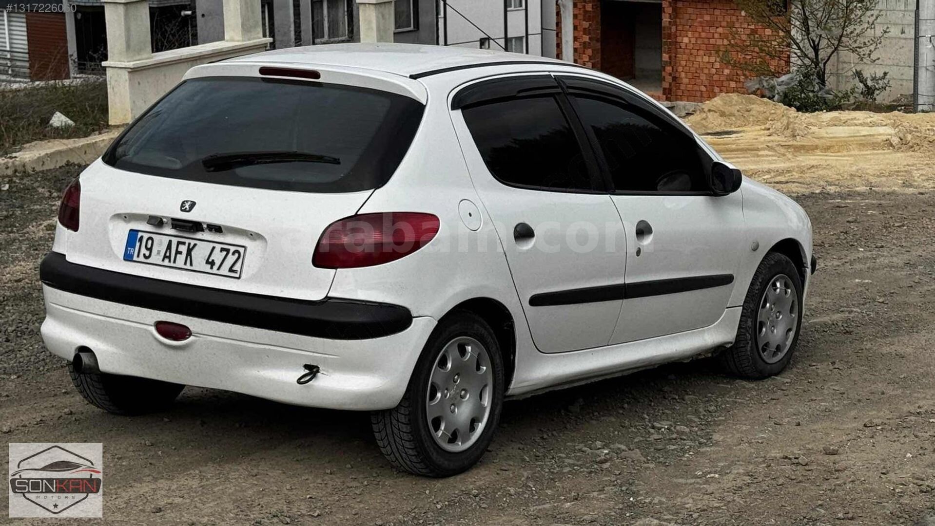 Galeriden Peugeot 206 1.4 HDi X-line 2002 Model Samsun 268.000 km Beyaz 6