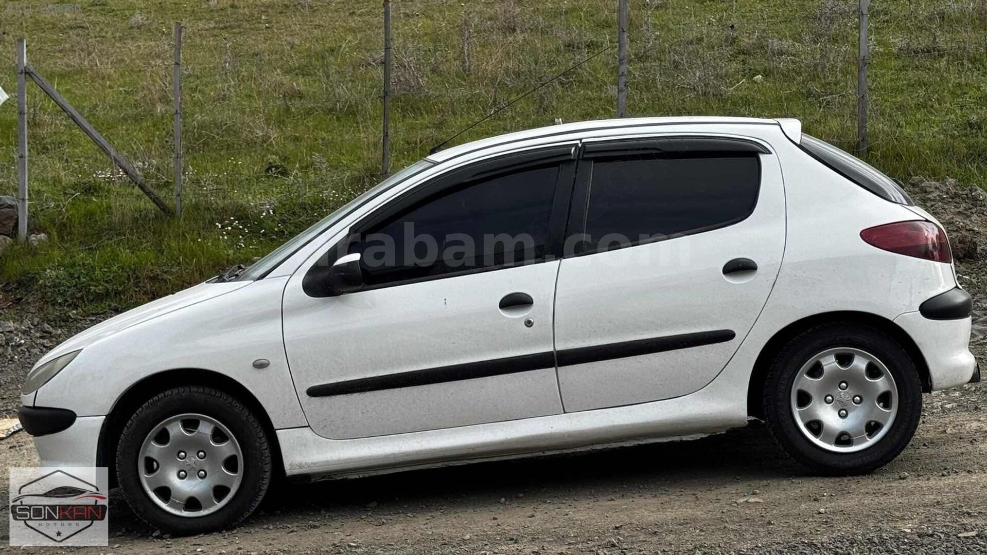 Galeriden Peugeot 206 1.4 HDi X-line 2002 Model Samsun 268.000 km Beyaz 7