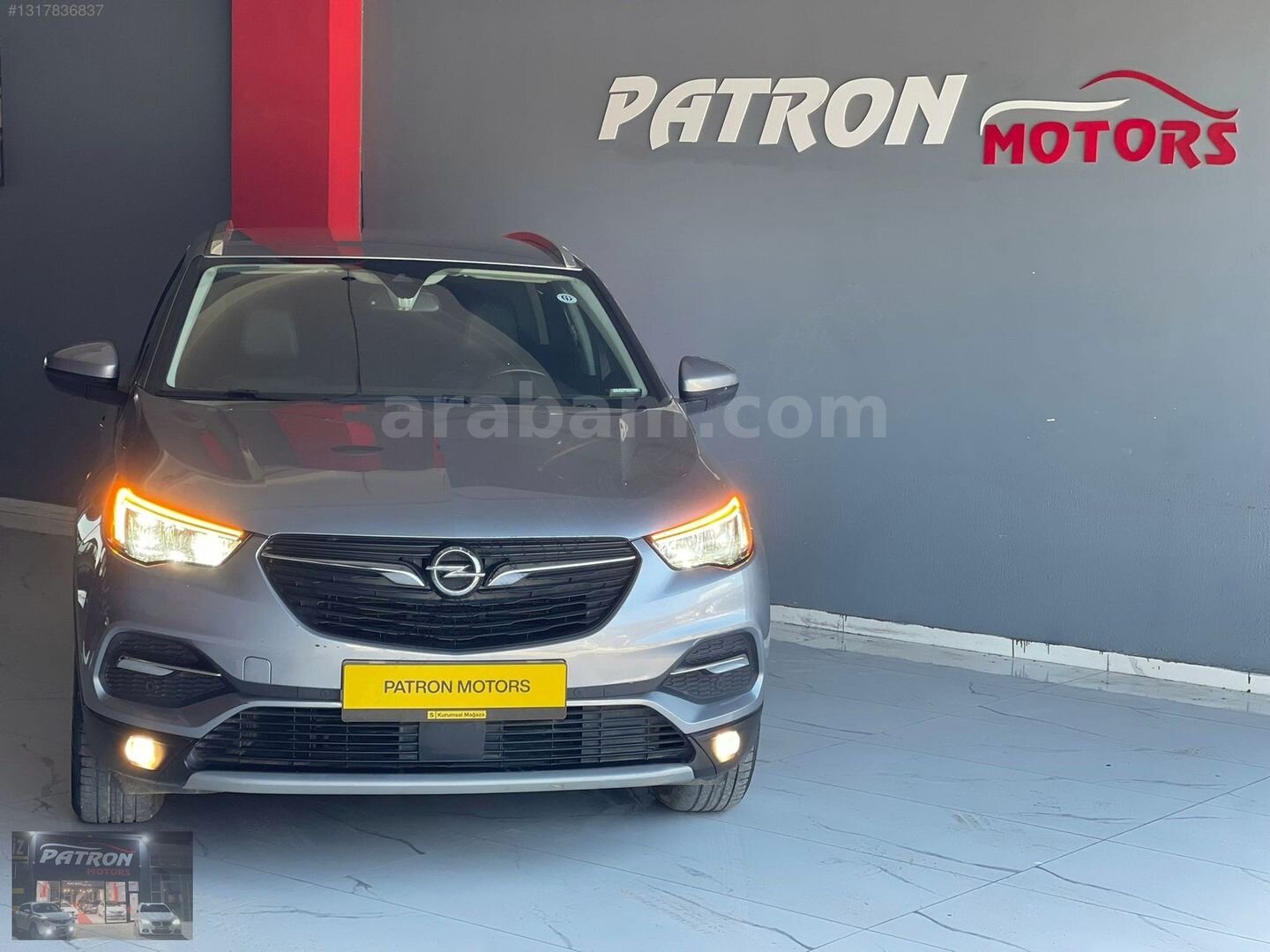 Galeriden Opel Grandland X 1.5 D Edition 2021 Model Gaziantep 73.000 km Gri 2