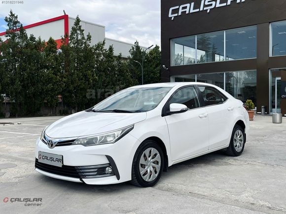ÇALIŞLAR CENTER-2018-COROLLA-186km- DİZEL-TOUCH-DEĞİŞENSİZ