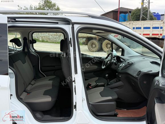 2021 COURİER 1.5 DİZEL 100HP DEĞİŞENSİZ ÇİFT SÜRGÜ KLİMALI 150KM