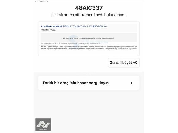 HATASIZ BOYASIZ DEĞİŞENSİZ 109 BİN KM TALİANT