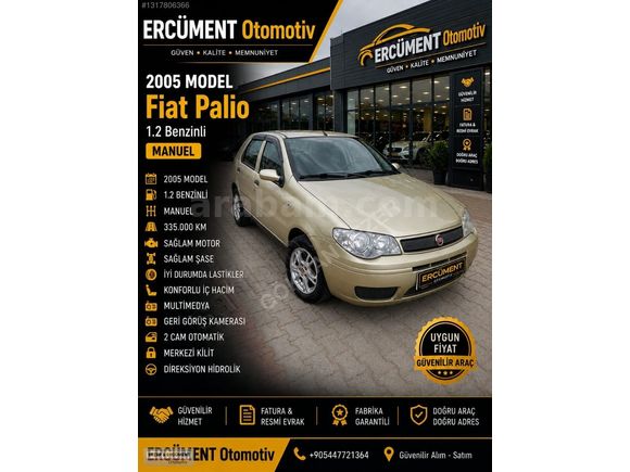 2005 model FIAT PALİO 1.2 benzin~lpg