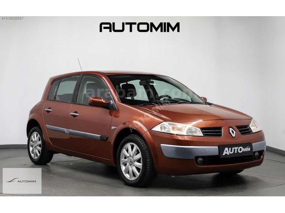 AUTOMİM | 2006 ORİJİNAL 225 BİN'DE MEGANE 1.4 16V ÇELİK JANT+SİS