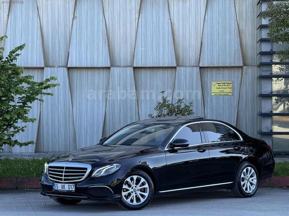 2017 MERCEDES BENZ E180 EXCLUSİVE CAMTAVAN&COMMAND&Y.SERVS BKM