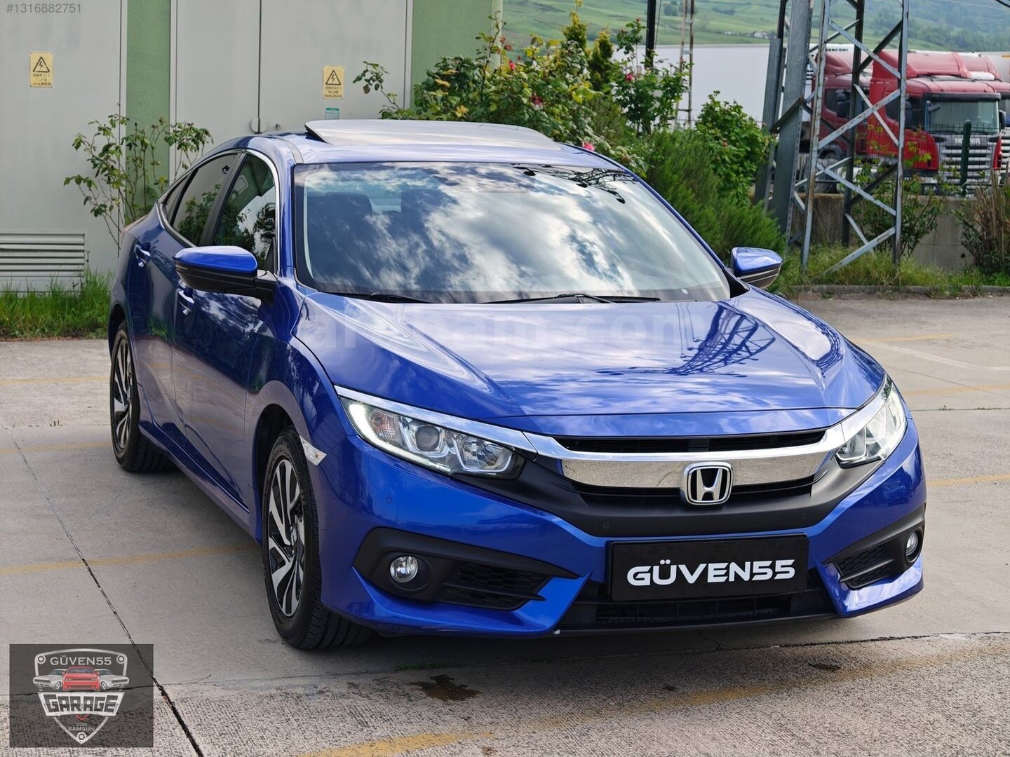 Galeriden Honda Civic 1.6i VTEC Eco Elegance 2019 Model Samsun 133.710 km Mavi 4
