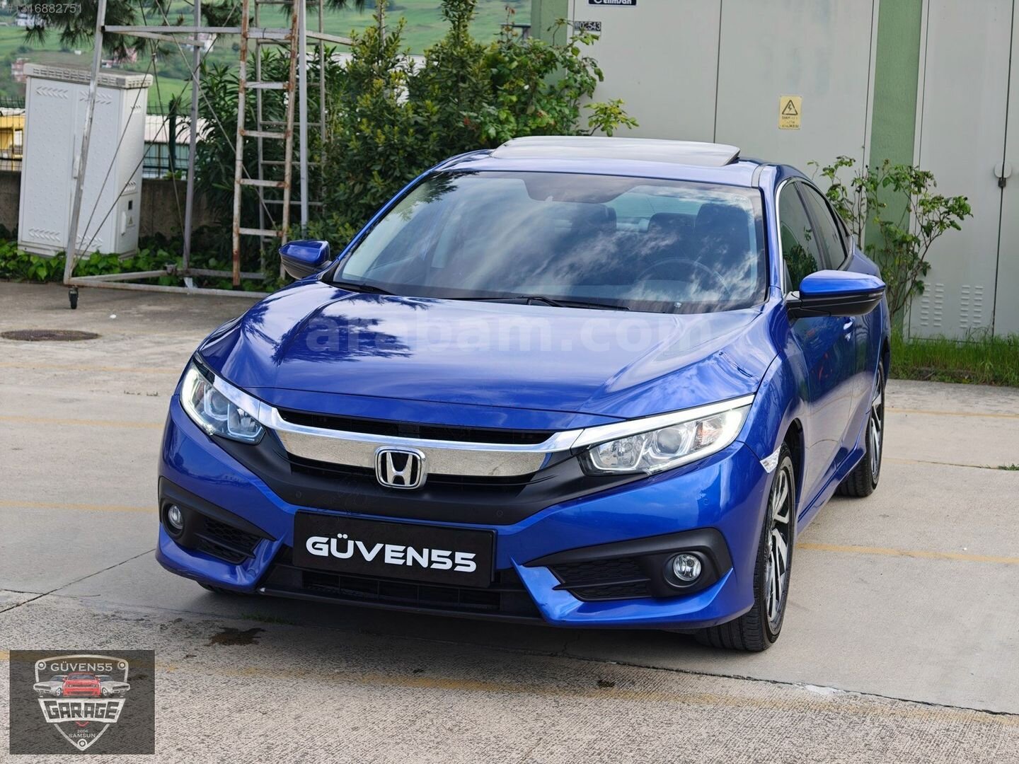 Galeriden Honda Civic 1.6i VTEC Eco Elegance 2019 Model Samsun 133.710 km Mavi 2