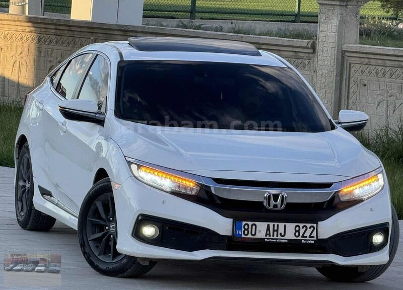 Galeriden Honda Civic 1.6i VTEC Eco Elegance 2020 Model Kahramanmaraş 89.900 km Beyaz