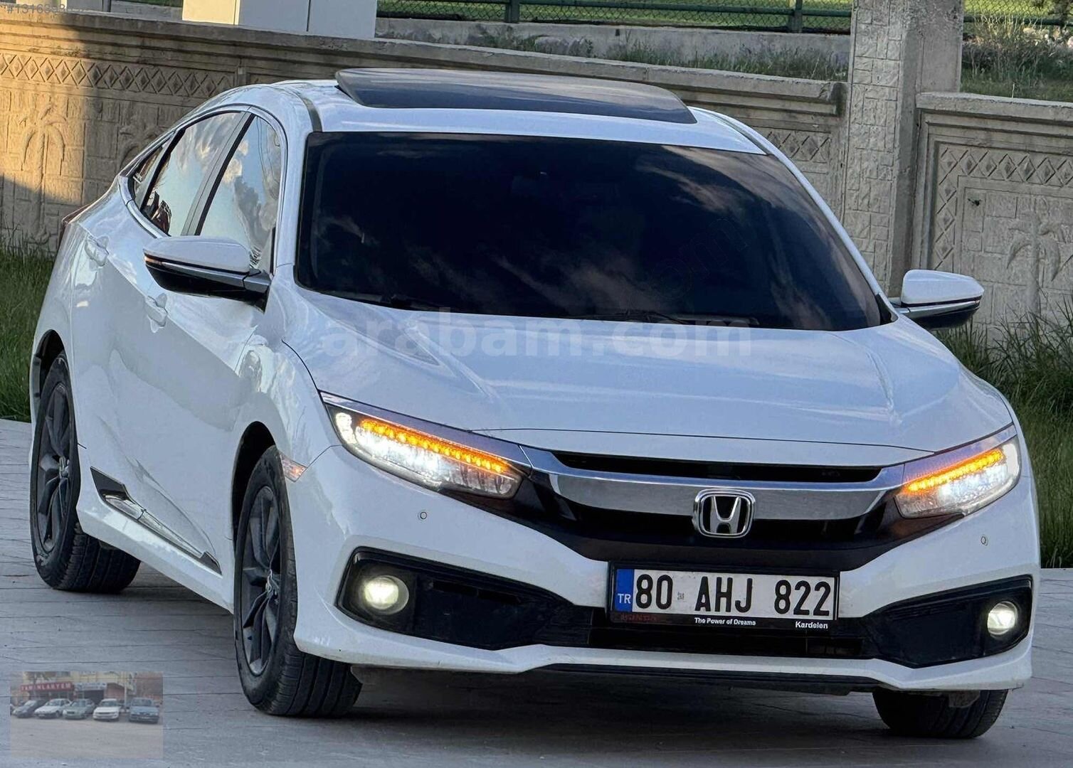 Galeriden Honda Civic 1.6i VTEC Eco Elegance 2020 Model Kahramanmaraş 89.900 km Beyaz 2