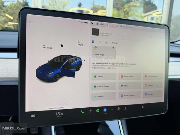 NIKOLA360 / MODEL 3 LONG RANGE/ ACCELERATİON BOOST / TRAMERSİZ