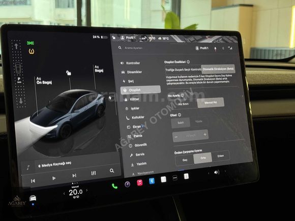 AĞABEY'DEN 2025 TESLA MODEL Y PREMİUM (JUNİPER)-OTOPLT-HATSZ