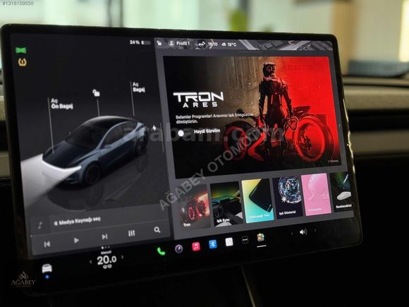 AĞABEY'DEN 2025 TESLA MODEL Y PREMİUM (JUNİPER)-OTOPLT-HATSZ