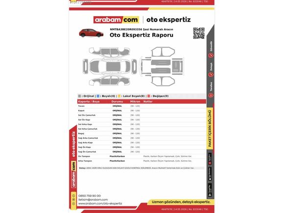 MAREL PLAZA*DAN 2023 TOYOTA CORALLA 1.5 DREAM OTOMATİK 125 HP