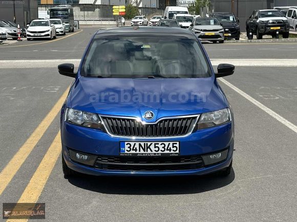 MASRAFSIZ - 2016 MODEL SKODA RAPİD 1.4 TDİ GREENTEC -CAM TAVANLI