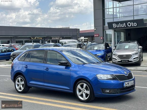 MASRAFSIZ - 2016 MODEL SKODA RAPİD 1.4 TDİ GREENTEC -CAM TAVANLI