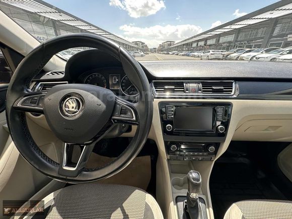 MASRAFSIZ - 2016 MODEL SKODA RAPİD 1.4 TDİ GREENTEC -CAM TAVANLI