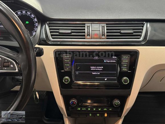 2016'SKODA RAPİD DİZEL OTOMATİK SEDAN HATASIZ BAKIMLI