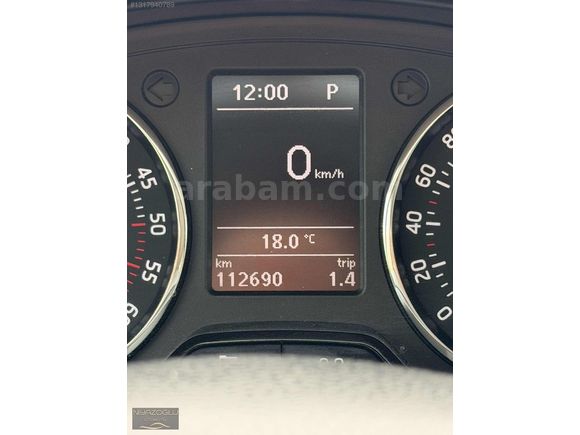 2015 SKODA RAPİD 1.6 TDİ ELEGANCE 112.000 KM OTOMATİK