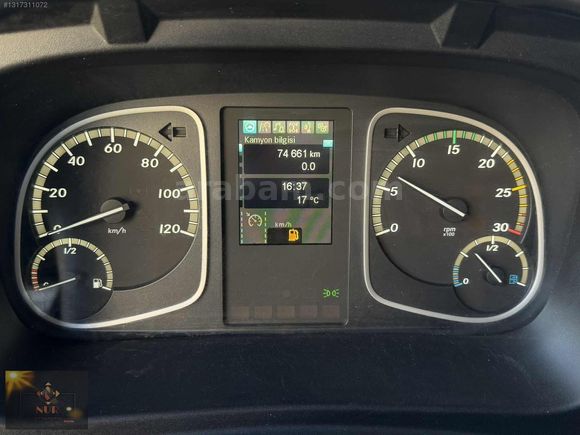 2022 MODEL HATASIZ 74 BİN KM KAYAR PERDE KASA 1018 ATEGO+KLİMA