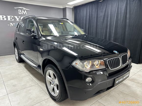 BM BEYOĞLU MOTORS 2010 BMW X3 2.0XDRİVE CAM TAVAN 375 BİN PEŞİN